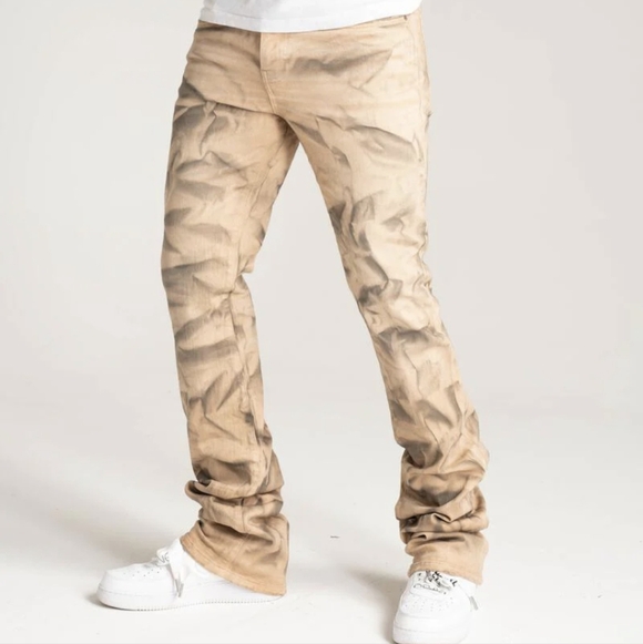 Taker Desert Wash Effect Stretch Stacked Pant Size 29x38 NEW - Picture 2 of 6